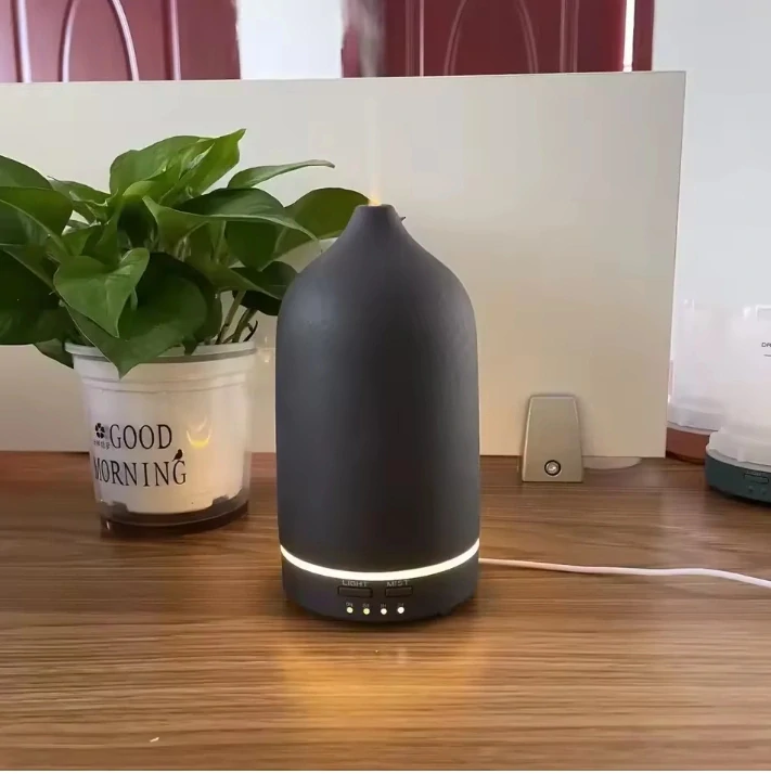 Keramický sonický aroma difuzér černý