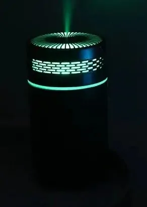 Ultrasonický aroma mini difuzér černý 250 ml