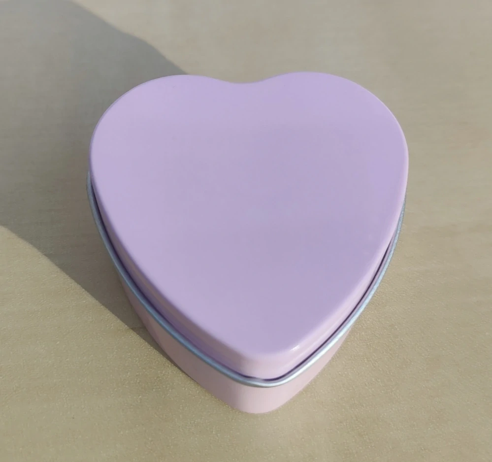 Sojová Svíčka v plechové krabičce Srdce