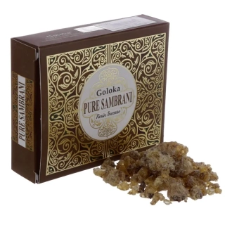 Vonná pryskyřice Goloka Pure Sambrani, 30g
