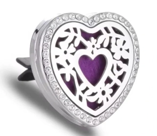 Aroma difuzér do auta Srdce s kamínky